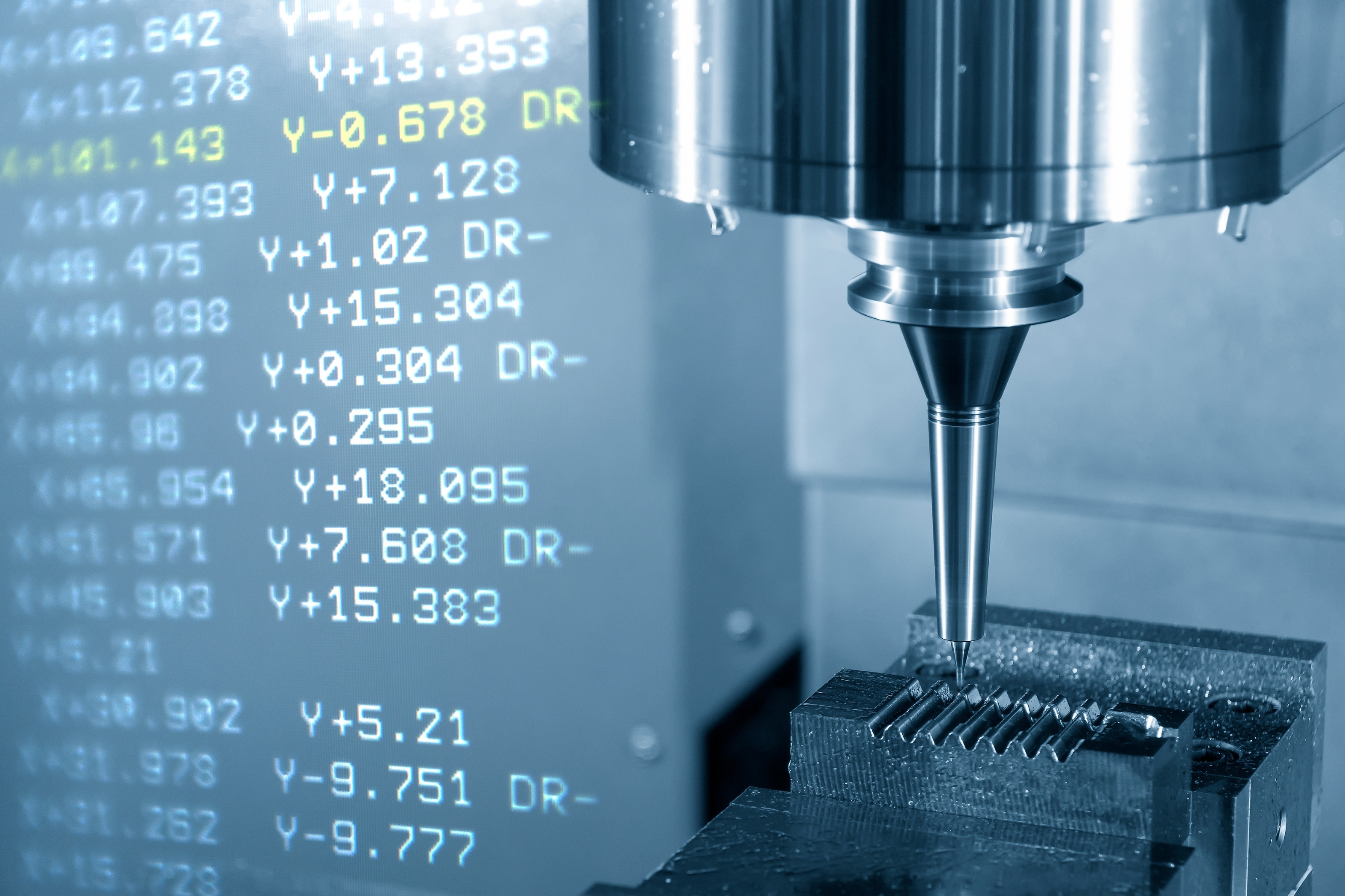 CNC toolpath support visual
